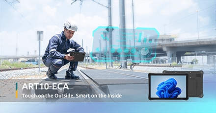 ART10-ECA: The Thinnest Industrial Rugged Tablet Empowering AI-Driven Mobility