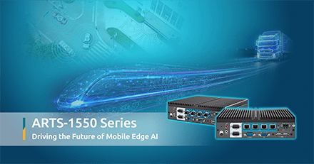 E-Mark Certified ARTS-1550 Series: Rugged Fanless Box PCs for Mobile AI
